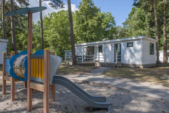 Chalet nabij een speeltuin | Bospark 't Wolfsven